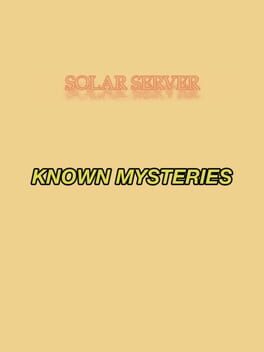 Known Mysteries cover image