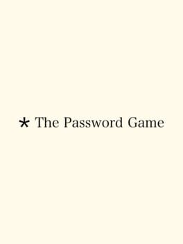 The Password Game cover image