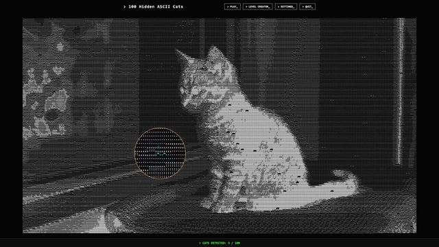 100 Hidden ASCII Cats screenshot 5