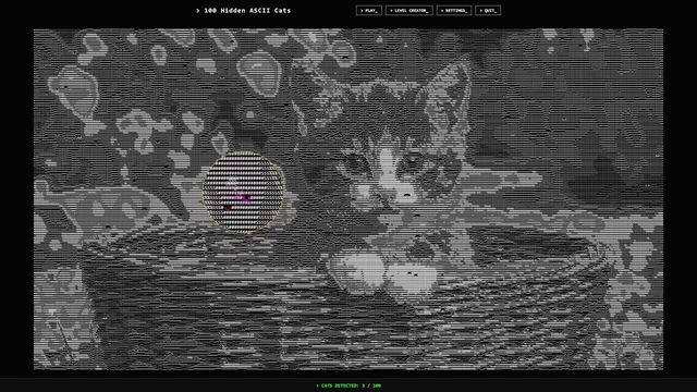 100 Hidden ASCII Cats screenshot 6