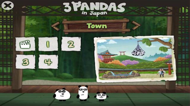 3 Pandas in Japan Screenshot