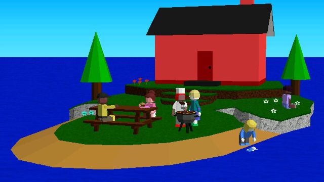 3D Workers Island Screenshot