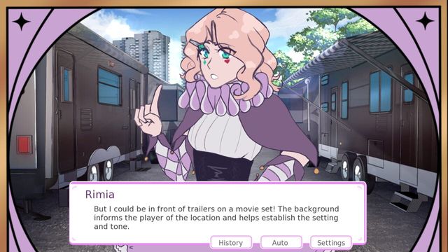 A Clown Girl Teaches You How To Make Visual Novels Screenshot
