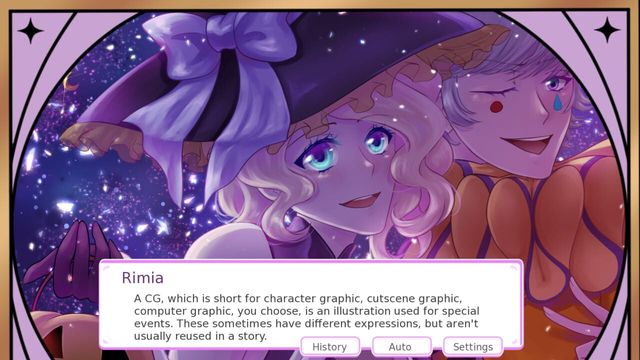 A Clown Girl Teaches You How To Make Visual Novels Screenshot