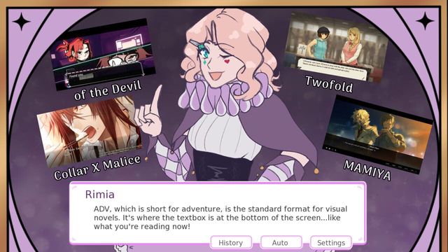 A Clown Girl Teaches You How To Make Visual Novels Screenshot