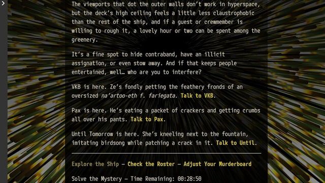 A Death in Hyperspace Screenshot