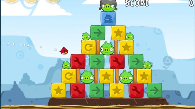 Angry Birds Chrome Screenshot