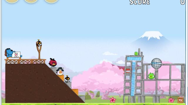 Angry Birds Fuji TV Screenshot