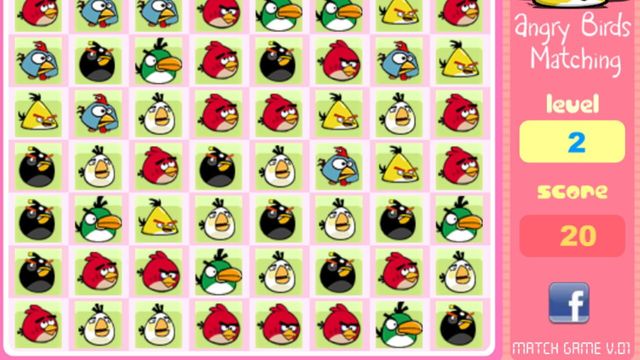 Angry Birds Matching Screenshot