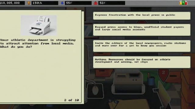Athletic Director Simulator 4000 screenshot 1