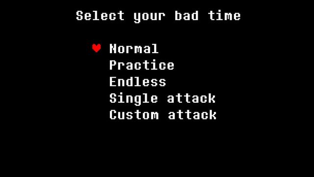 Bad Time Simulator (Sans Fight) Screenshot