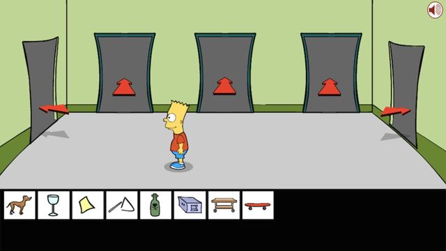 Bart Simpson Saw Game Screenshot