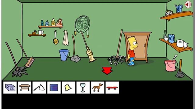 Bart Simpson Saw Game Screenshot