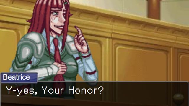 Beatrice Verdict: Ace Attorney - The Hidden Truth Screenshot