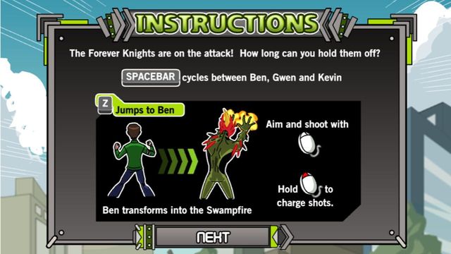 Ben 10 Alien Force: Forever Defense Screenshot
