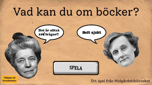 Biblioteksspel Screenshot