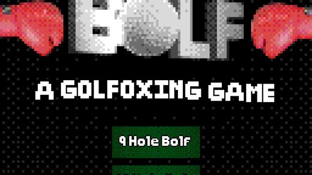 Bolf: A Golfoxing Game Screenshot