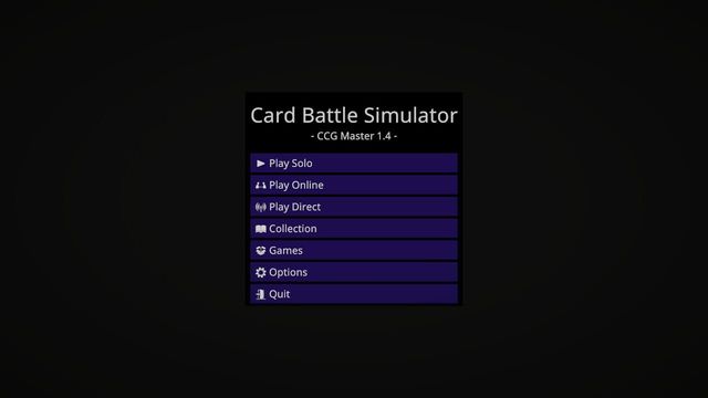 Card Battle Simulator Screenshot
