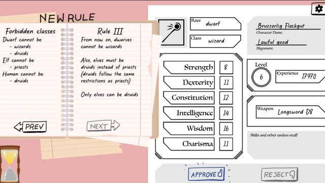 Character Sheets, Please Screenshot
