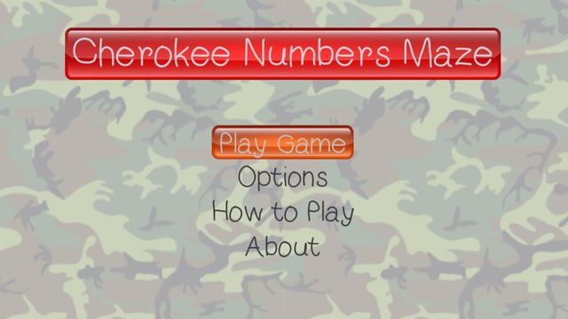 Cherokee Numbers Maze Screenshot