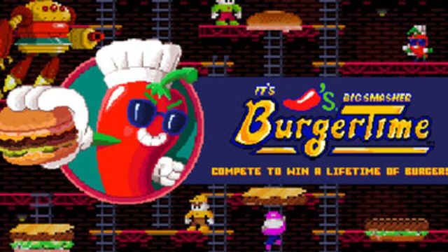 Chili's Big Smasher BurgerTime Screenshot