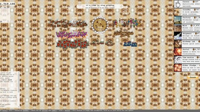 Cookie Clicker classic Screenshot