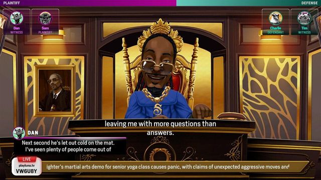 Courtroom Chaos: Starring Snoop Dogg Screenshot