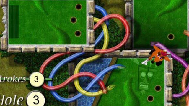 Crash Nitro Mini Golf Screenshot