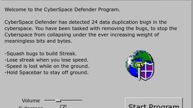 Cyberspace Defender Screenshot