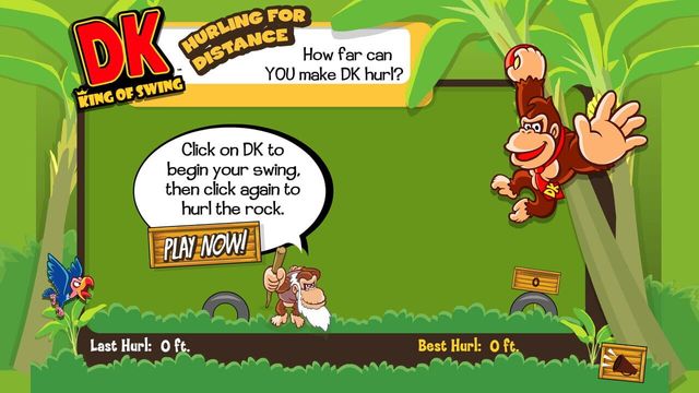 DK: King of Swing - Hurling for Distance Screenshot