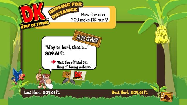 DK: King of Swing - Hurling for Distance Screenshot