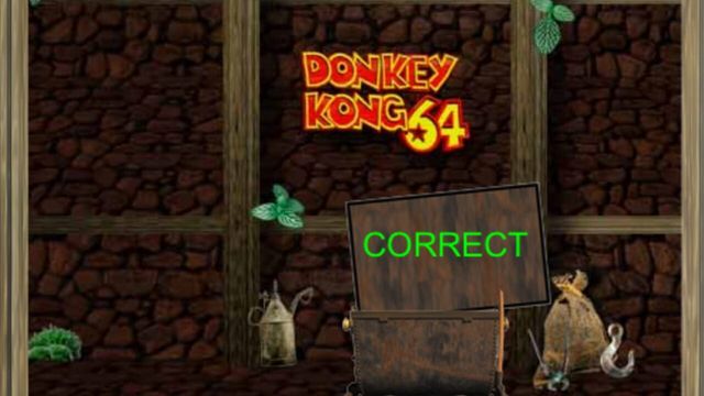 Donkey Kong 64 Lore Quiz Screenshot