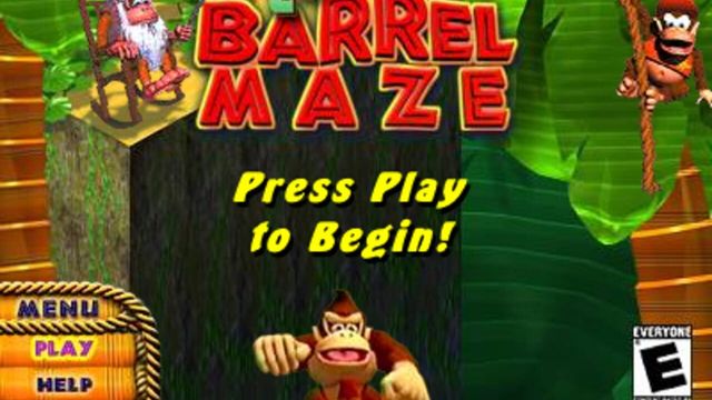 Donkey Kong Country: Barrel Maze Screenshot