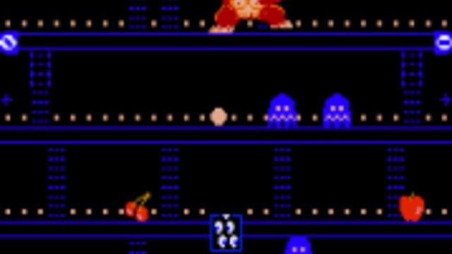 Donkey Kong Pac-Man Crossover Screenshot
