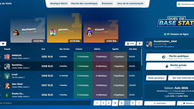 Duel de Base Stat screenshot 1