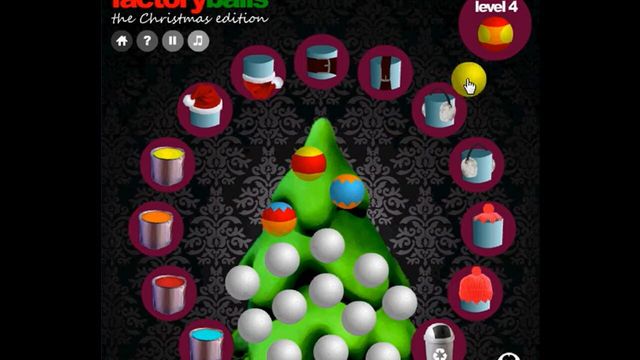 Factory Balls Christmas Edition Screenshot