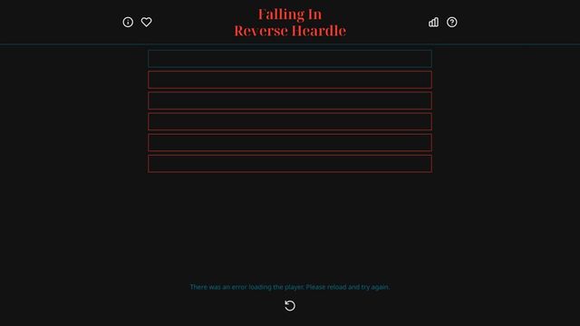Falling in Reverse Heardle Screenshot