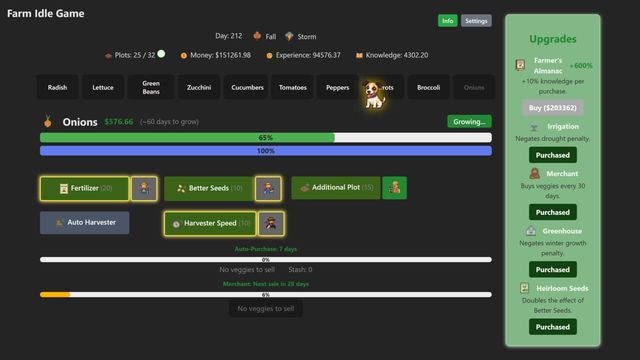 Farm Idle Game Screenshot