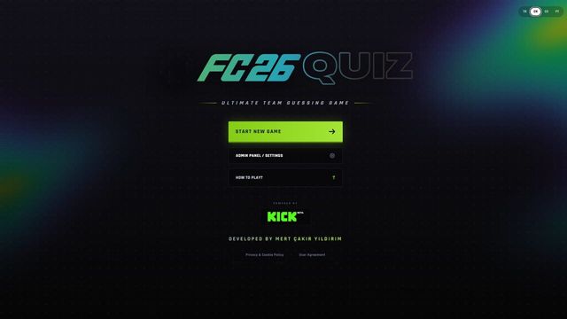FC 26 Quiz Screenshot