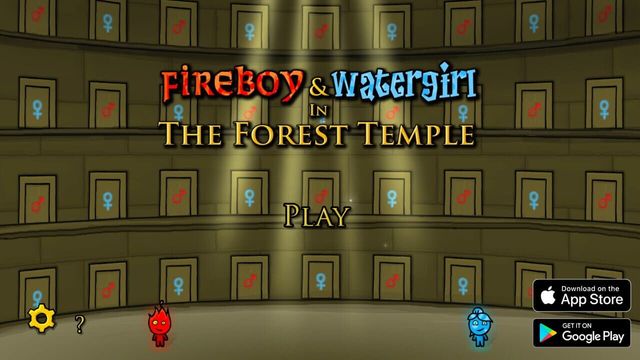 Fireboy and Watergirl in the Forest Temple Screenshot