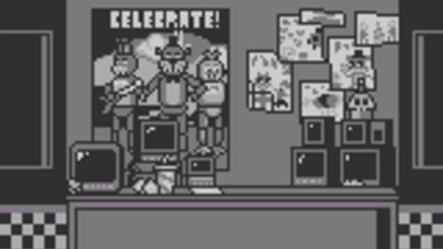 Five Nights at Freddy's Gameboy Screenshot