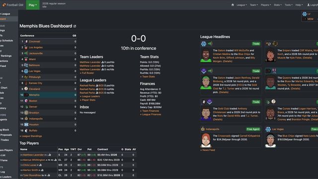 Football GM Screenshot