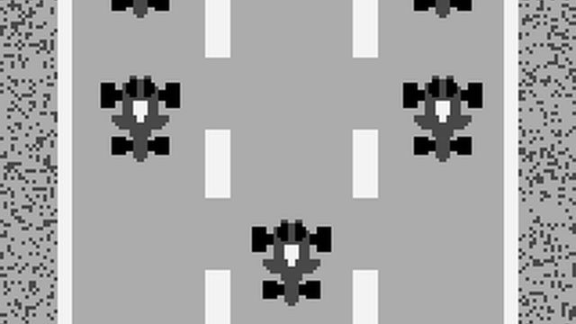 Formula 1 Game & Watch: WASM-4 Version Screenshot