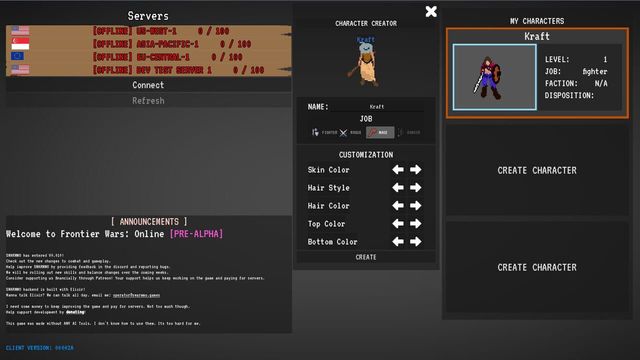 Frontier Wars: Online Screenshot