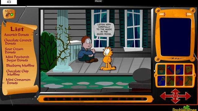 Garfield's Scary Scavenger Hunt Screenshot