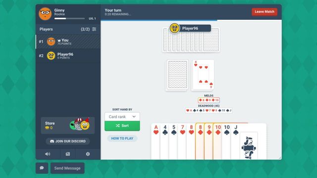 Gin Rummy Screenshot