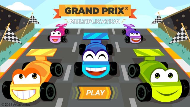 Grand Prix Multiplication Screenshot