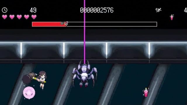 Guild no Uketsukejou desu ga, Yoko-scroll game ni natta no de Boss wo solo toubatsu shiyou to omoimasu. Screenshot