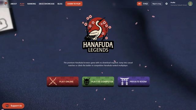 Hanafuda Legends Screenshot