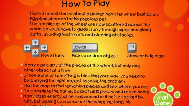 Harry the Hamster 2: The Quest for the Golden Wheel Screenshot